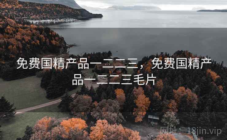 免费国精产品一二二三，免费国精产品一二二三毛片