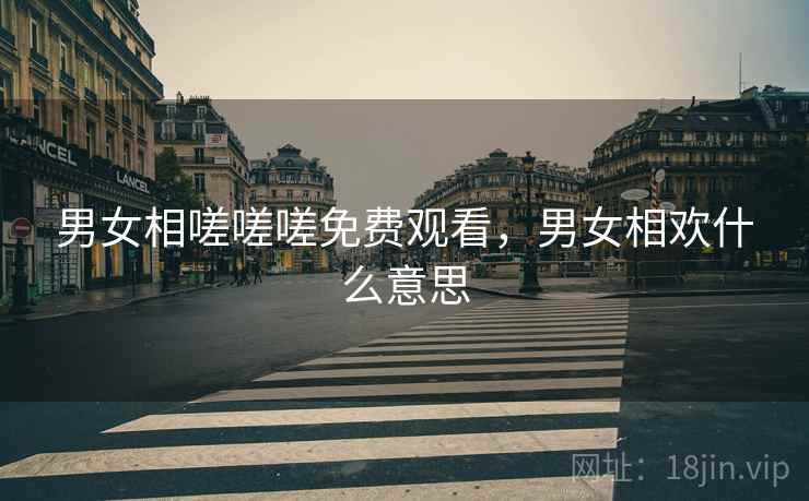 男女相嗟嗟嗟免费观看，男女相欢什么意思